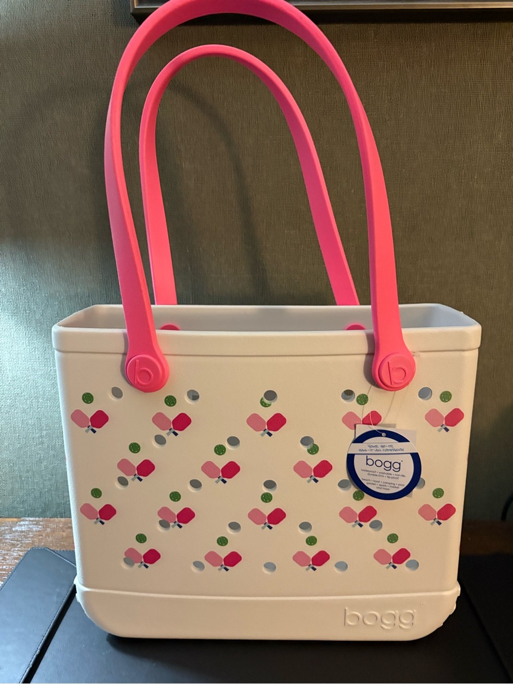 NWT Baby Bogg Bag Pink MVP Sports Tote Bag - Pickleball